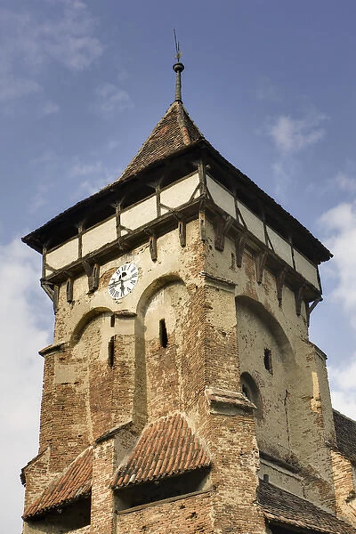 The german fortified church of Valea Viilor (Wurmloch) in Transsilvania, listed