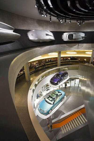 GERMANY, Baden-Wurttemberg, Stuttgart. Mercedes Benz Museum, Fascination of Technology