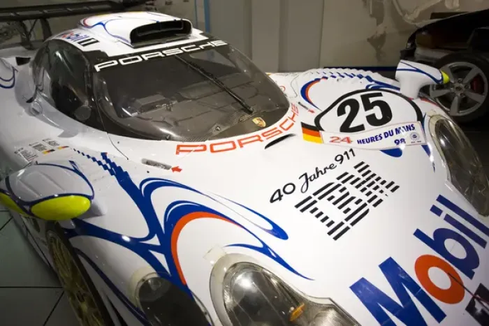 Framed Print : GERMANY, Baden-Wurttemberg, Stuttgart-Zuffenhausen. Porsche Car Museum, Porsche GT1