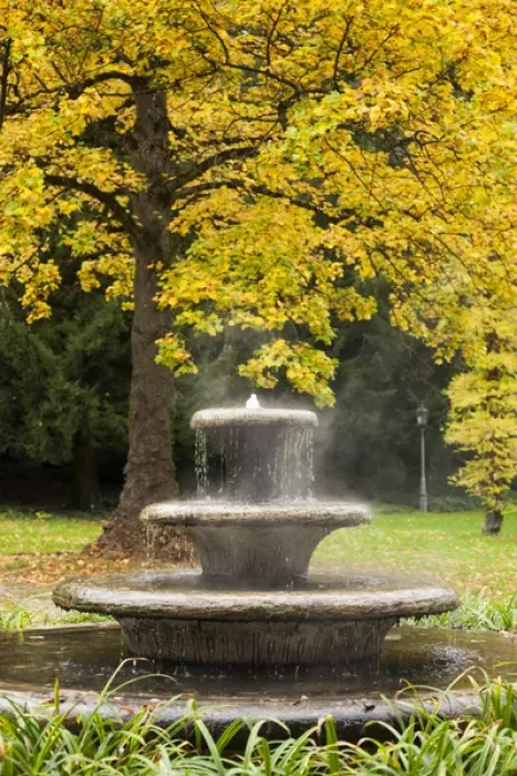 Framed Print : Germany, Baden-Wurttemburg, Baden-Baden, outdoor hot spring, fall Framed Print : Germany, Baden-Wurttemburg, Baden-Baden, outdoor hot spring, fall