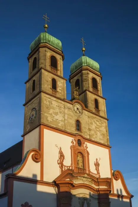 Framed Print : Germany, Baden-Wurttemburg, Black Forest, Bad Sackingen, Munster St. Fridolin cathedral Framed Print : Germany, Baden-Wurttemburg, Black Forest, Bad Sackingen, Munster St. Fridolin cathedral
