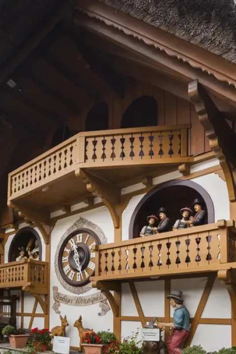 Framed Print : Germany, Baden-Wurttemburg, Black Forest, Triberg, large outdoor cuckoo clock