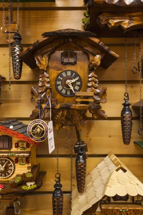 Framed Print : Germany, Baden-Wurttemburg, Black Forest, Triberg, cuckoo clocks for sale