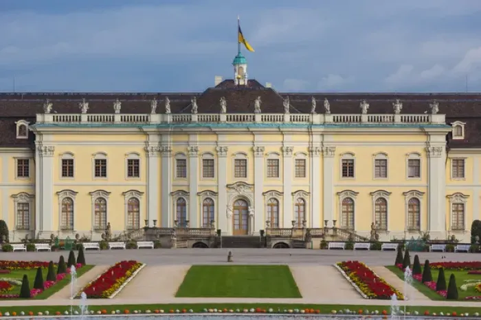 Framed Print : Germany, Baden-Wurttemburg, Ludwigsburg, Residenzschloss Palace, known as the Swabian Framed Print : Germany, Baden-Wurttemburg, Ludwigsburg, Residenzschloss Palace, known as the Swabian