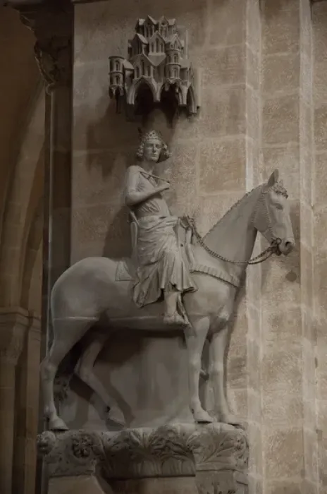 Framed Print : Germany, Bamberg. Bamberg Cathedral, statue of Bamberg Horseman (aka Bamberger Reiter) Framed Print : Germany, Bamberg. Bamberg Cathedral, statue of Bamberg Horseman (aka Bamberger Reiter)