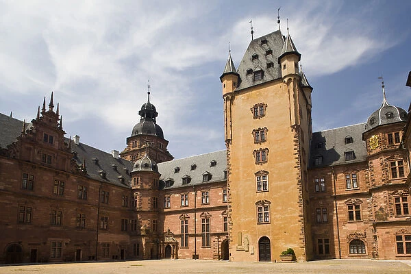 GERMANY, Bavaria, Bayern, Aschaffenburg. Schloss Johannisburg castle