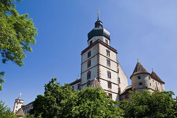 GERMANY, Bavaria, Bayern, Wurzburg. Festung Marienberg fortress