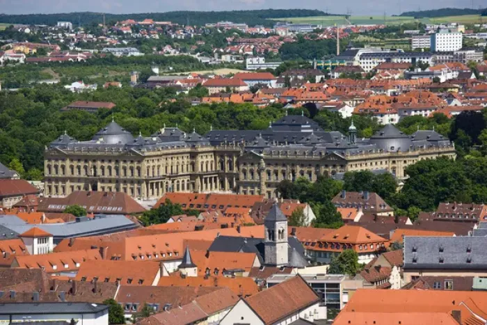 Framed Print : GERMANY, Bavaria, Bayern, Wurzburg. View from Festung Marienberg fortress Framed Print : GERMANY, Bavaria, Bayern, Wurzburg. View from Festung Marienberg fortress