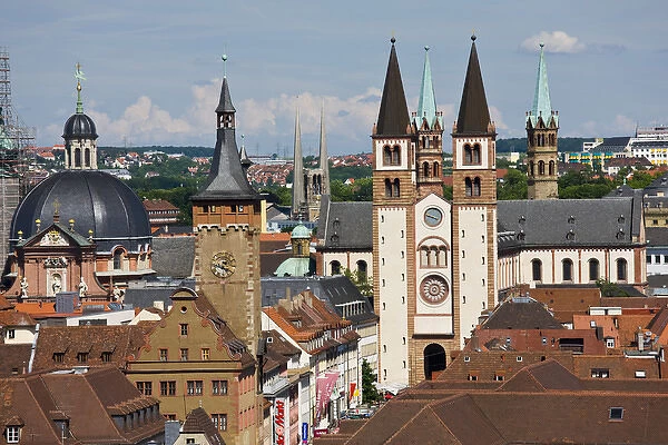 GERMANY, Bavaria, Bayern, Wurzburg. Dom Cathedral