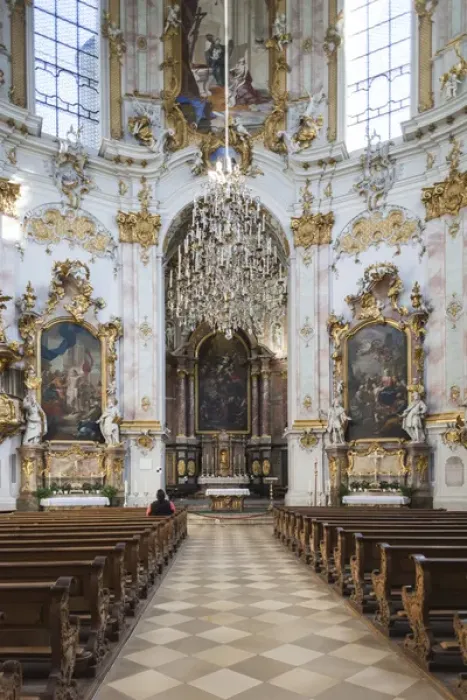 Framed Print : Germany, Bavaria, Ettal, Kloster Ettal monastery, interior Framed Print : Germany, Bavaria, Ettal, Kloster Ettal monastery, interior