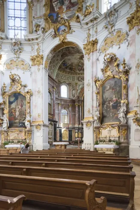 Framed Print : Germany, Bavaria, Ettal, Kloster Ettal monastery, interior Framed Print : Germany, Bavaria, Ettal, Kloster Ettal monastery, interior