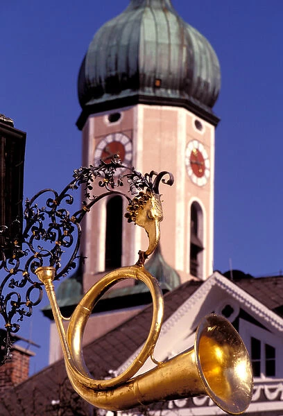 Germany, Bavaria, Garmisch - Partenkichen, Merienplatz