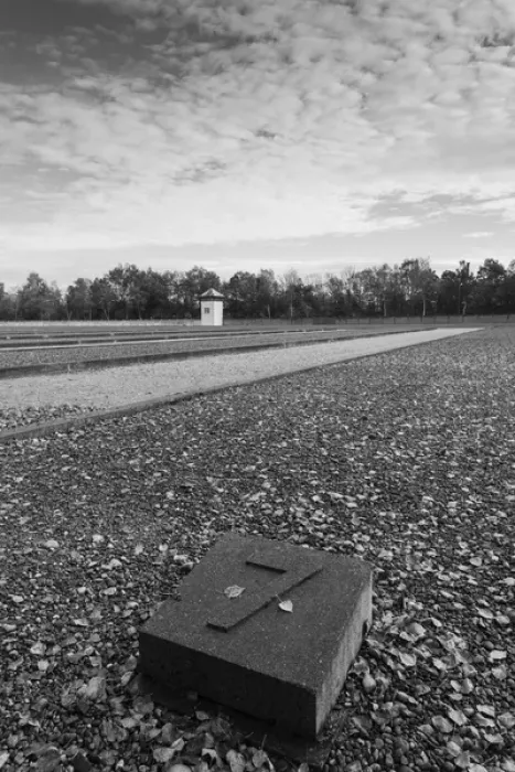 Framed Print : Germany, Bavaria, Munich-Dachau, WW-2 era Nazi concentration camp, grounds, once Framed Print : Germany, Bavaria, Munich-Dachau, WW-2 era Nazi concentration camp, grounds, once