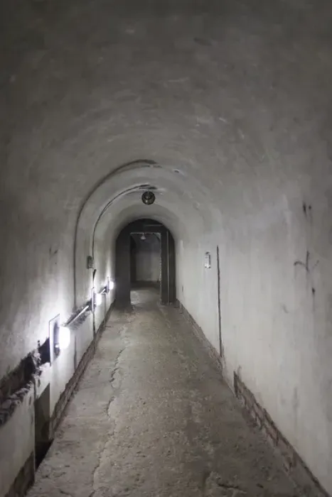 Framed Print : Germany, Bavaria, Obersalzberg, former Nazi air-raid bunker Obersalzberg, bunker interior