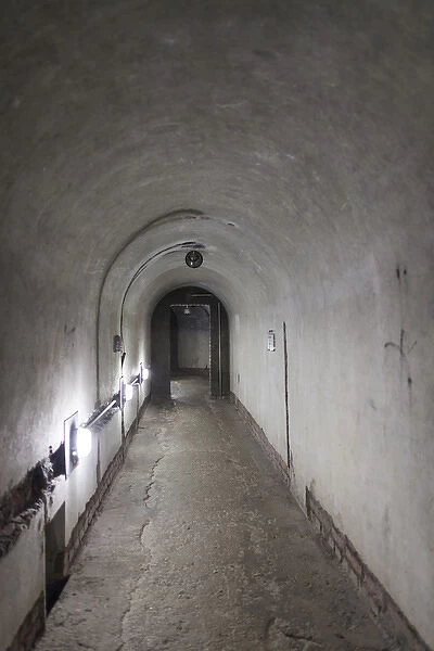 Germany, Bavaria, Obersalzberg, former Nazi air-raid bunker Obersalzberg, bunker interior