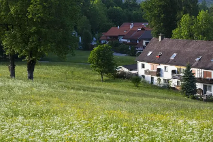Framed Print : GERMANY, Bayern-Bavaria, Bad Tolz. Farmhouse