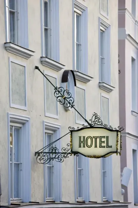 Framed Print : GERMANY, Bayern-Bavaria, Bad Tolz. Hotel sign Framed Print : GERMANY, Bayern-Bavaria, Bad Tolz. Hotel sign