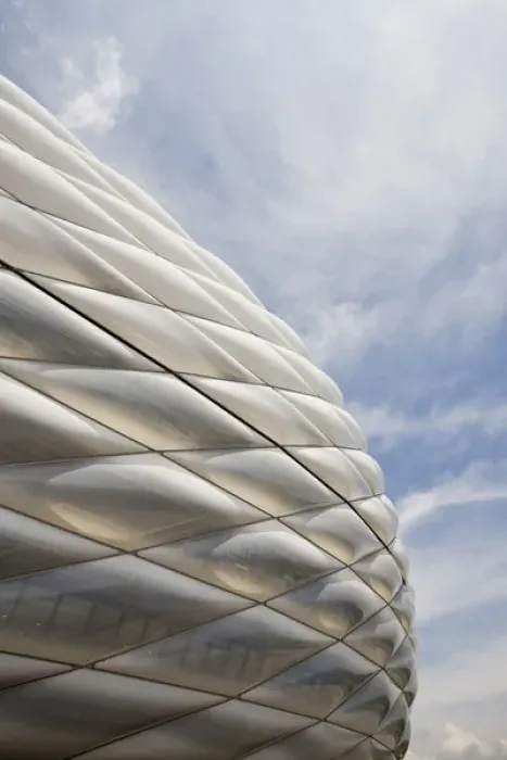 Framed Print : GERMANY, Bayern-Bavaria, Munich. Allianz Arena Football Stadium