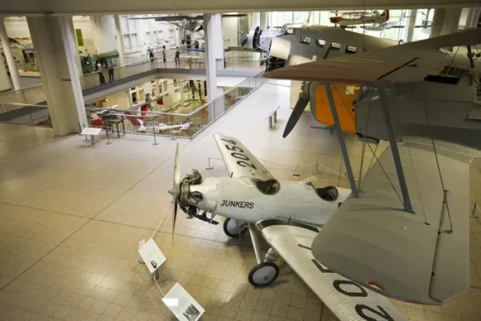 Framed Print : GERMANY, Bayern-Bavaria, Munich. Deutsches Museum, Aviation Section, Junkers Monoplane