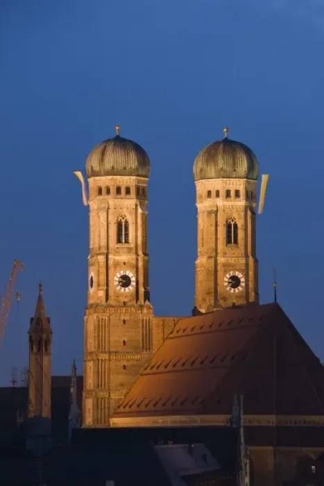 Framed Print : Germany, Bayern-Bavaria, Munich. Frauenkirche church