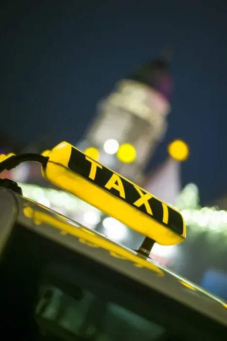 Framed Print : Germany, Berlin, Mitte, Gendarmenmarkt, Christmas market, taxi with Deutscher Dom, dusk Framed Print : Germany, Berlin, Mitte, Gendarmenmarkt, Christmas market, taxi with Deutscher Dom, dusk