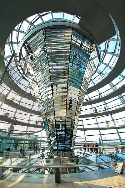 Germany, Berlin, Reichstag Dome