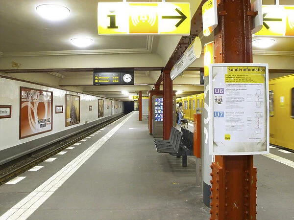 Germany, Berlin: Stadtmitte train station