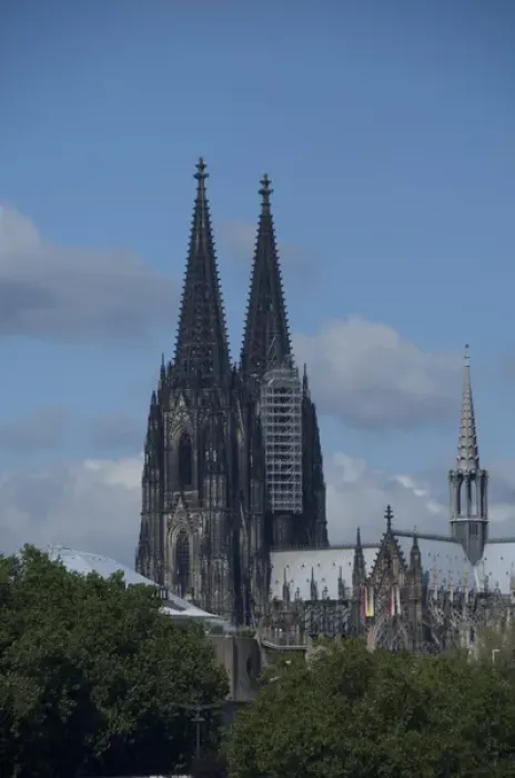 Framed Print : Germany, Cologne (aka Koln). 13th Century Gothic Cologne Cathedral, the largest in Framed Print : Germany, Cologne (aka Koln). 13th Century Gothic Cologne Cathedral, the largest in