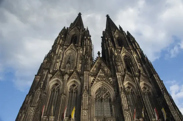 Framed Print : Germany, Cologne (aka Koln). 13th Century Gothic Cologne Cathedral, the largest in Framed Print : Germany, Cologne (aka Koln). 13th Century Gothic Cologne Cathedral, the largest in