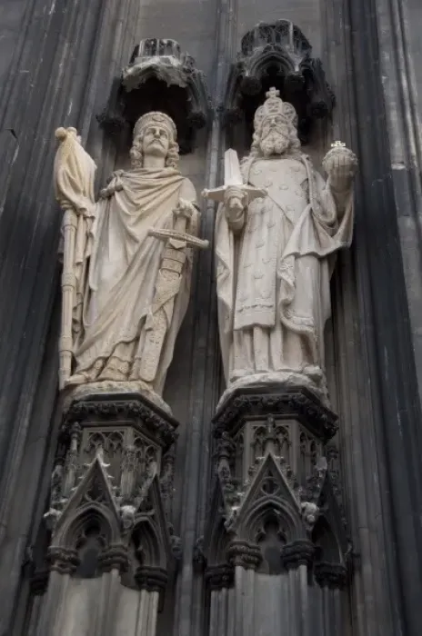 Framed Print : Germany, Cologne. Exterior, 13th Century Gothic Cologne Cathedral, exterior detail Framed Print : Germany, Cologne. Exterior, 13th Century Gothic Cologne Cathedral, exterior detail