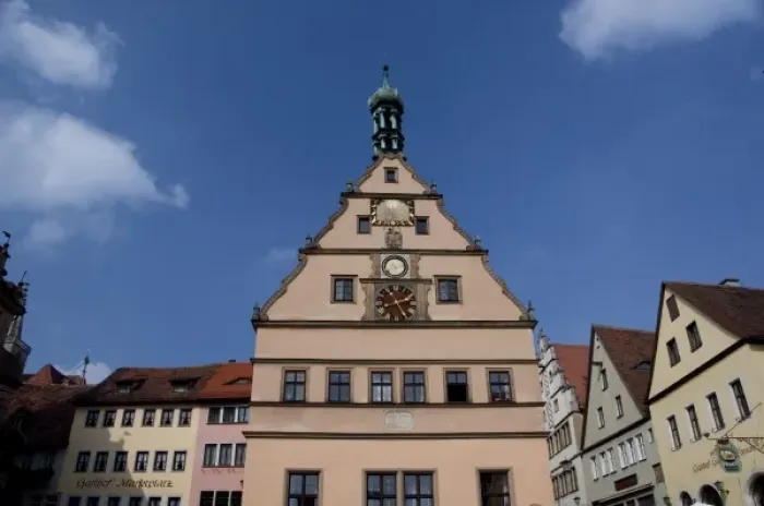 Framed Print : Germany, Franconia, Rothenburg. Market Square (aka Marktplatz), City Councilor s Framed Print : Germany, Franconia, Rothenburg. Market Square (aka Marktplatz), City Councilor s