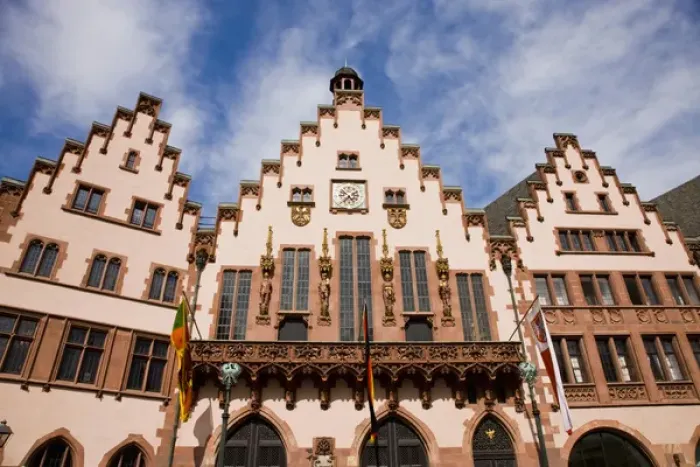 Framed Print : GERMANY, Hessen, Frankfurt am Main, Romerberg Square. Reconstructed midieval houses Framed Print : GERMANY, Hessen, Frankfurt am Main, Romerberg Square. Reconstructed midieval houses