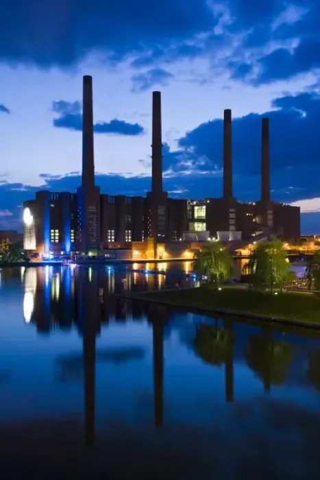 Framed Print : GERMANY, Niedersachsen, Wolfsburg. Autostadt, VW factory