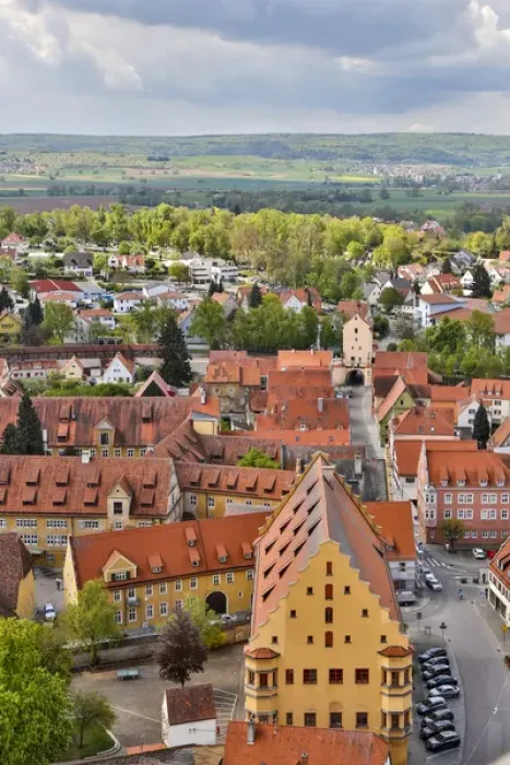 Framed Print : Germany, Noerdlingen, View of Noerdlingen Framed Print : Germany, Noerdlingen, View of Noerdlingen