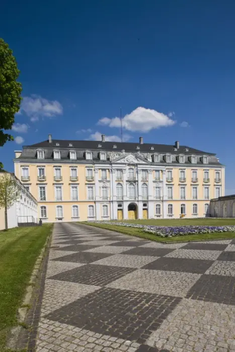 Framed Print : GERMANY, Nordrhein-Westfalen, Bruhl. Schloss Augustusburg castle, b. 1768 Framed Print : GERMANY, Nordrhein-Westfalen, Bruhl. Schloss Augustusburg castle, b. 1768