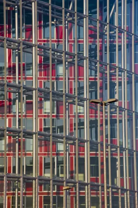 Framed Print : GERMANY, Nordrhein-Westfalen, Dusseldorf. Medienhafen detail