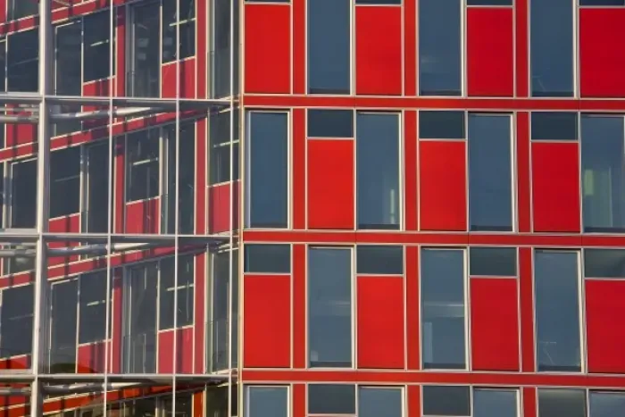 Framed Print : Germany, Nordrhein-Westfalen, Dusseldorf. Medienhafen detail