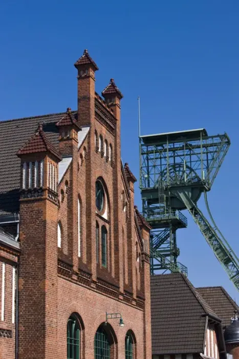 Framed Print : GERMANY, Nordrhein-Westfalen, Ruhr Basin, Dortmund. LWL Industrial Museum, Zollern