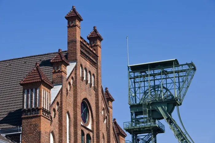 Framed Print : GERMANY, Nordrhein-Westfalen, Ruhr Basin, Dortmund. LWL Industrial Museum, Zollern