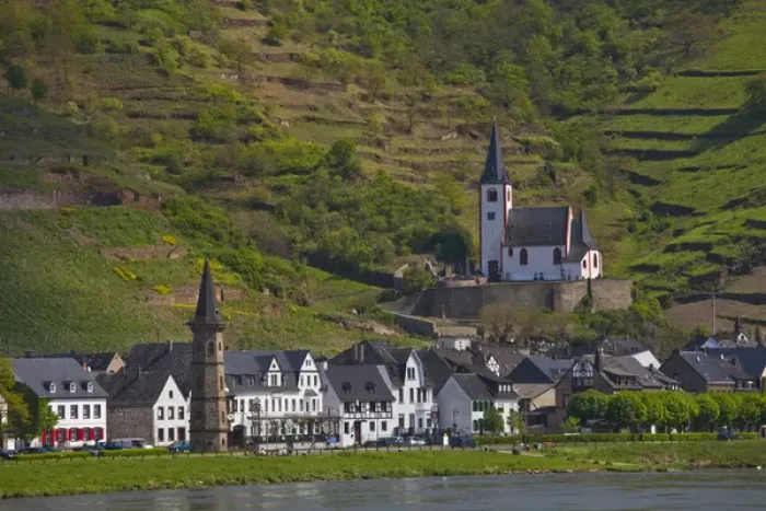 Framed Print : GERMANY, Rheinland-Pfaltz, Mosel River Valley, Kobern-Gondorf. Small town along Mosel Framed Print : GERMANY, Rheinland-Pfaltz, Mosel River Valley, Kobern-Gondorf. Small town along Mosel