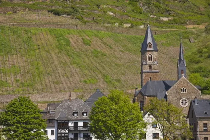 Framed Print : GERMANY, Rheinland-Pfaltz, Mosel River Valley, Kobern-Gondorf. Small town along Mosel Framed Print : GERMANY, Rheinland-Pfaltz, Mosel River Valley, Kobern-Gondorf. Small town along Mosel
