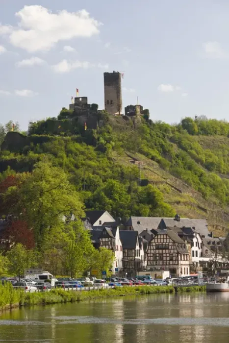 Framed Print : GERMANY, Rheinland-Pfaltz, Mosel River Valley, Beilstein. Town View Framed Print : GERMANY, Rheinland-Pfaltz, Mosel River Valley, Beilstein. Town View