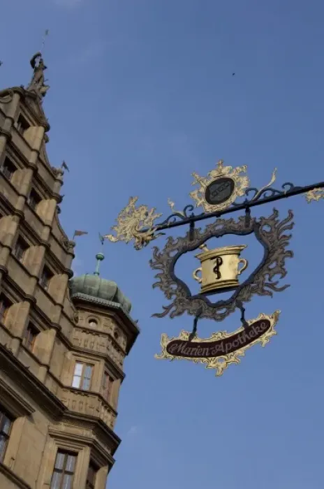 Framed Print : Germany, Rothenburg, Market Square. Town Hall, Renaissance front building from 1572