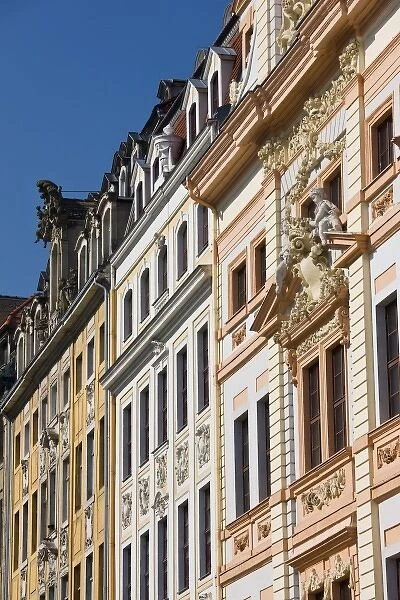 Germany, Sachsen, Leipzig. Katharinenstrasse buildings