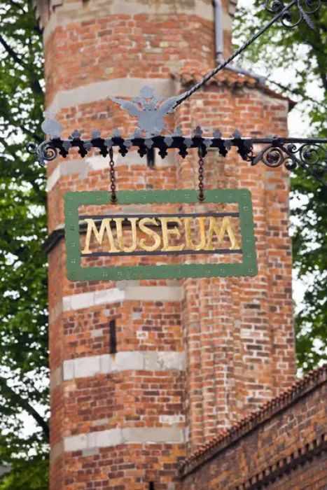 Framed Print : GERMANY, Schleswig-Holstein, Lubeck. St. Annen Museum sign Framed Print : GERMANY, Schleswig-Holstein, Lubeck. St. Annen Museum sign