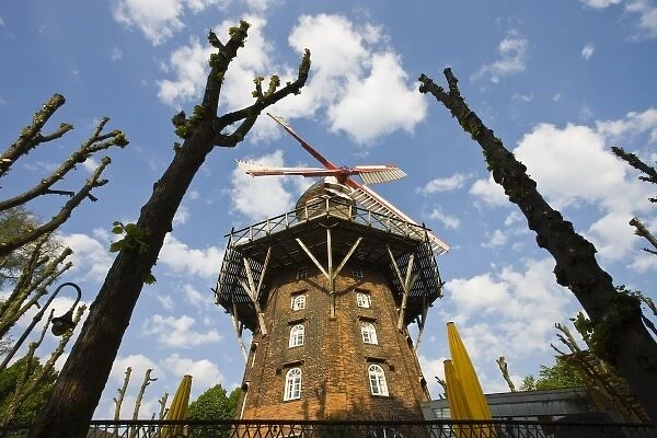 Germany, State of Bremen, Bremen. Town Windmill