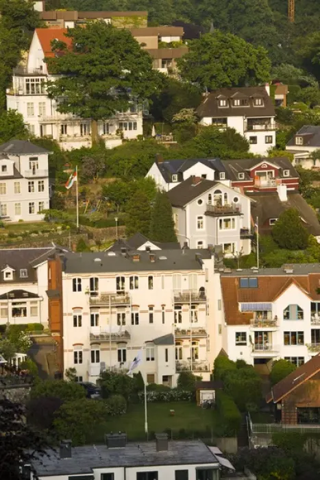 Framed Print : GERMANY, State of Hamburg, Hamburg, Blankenese. Exclusive Hamburg suburb Framed Print : GERMANY, State of Hamburg, Hamburg, Blankenese. Exclusive Hamburg suburb