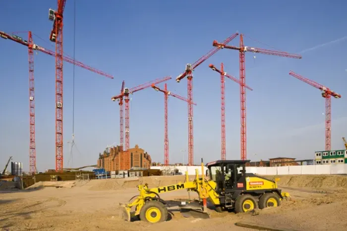 Framed Print : GERMANY, State of Hamburg, Hamburg. HafenCity counstruction cranes Framed Print : GERMANY, State of Hamburg, Hamburg. HafenCity counstruction cranes