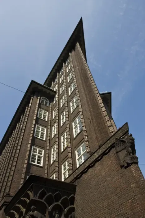 Framed Print : GERMANY, State of Hamburg, Hamburg. Merchant district, Chilehaus office building
