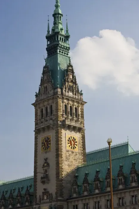 Framed Print : GERMANY, State of Hamburg, Hamburg. Rathaus, Town Hall
